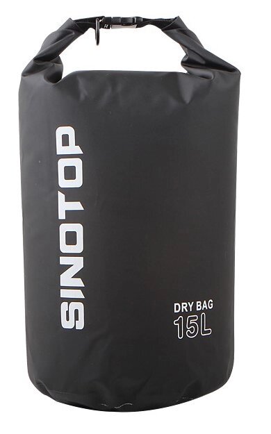 Водонепроницаемый рюкзак Sinotop Dry Bag 15L. (Чёрный) от компании Оптовая компания "Sex Opt" - фото 1