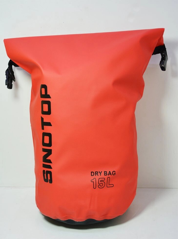 Водонепроницаемый рюкзак Sinotop Dry Bag 15L. (Красный) от компании Оптовая компания "Sex Opt" - фото 1