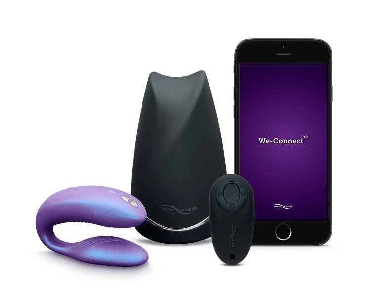 WE-VIBE Sync Cosmic Вибратор для пар фиолетовый от компании Оптовая компания "Sex Opt" - фото 1