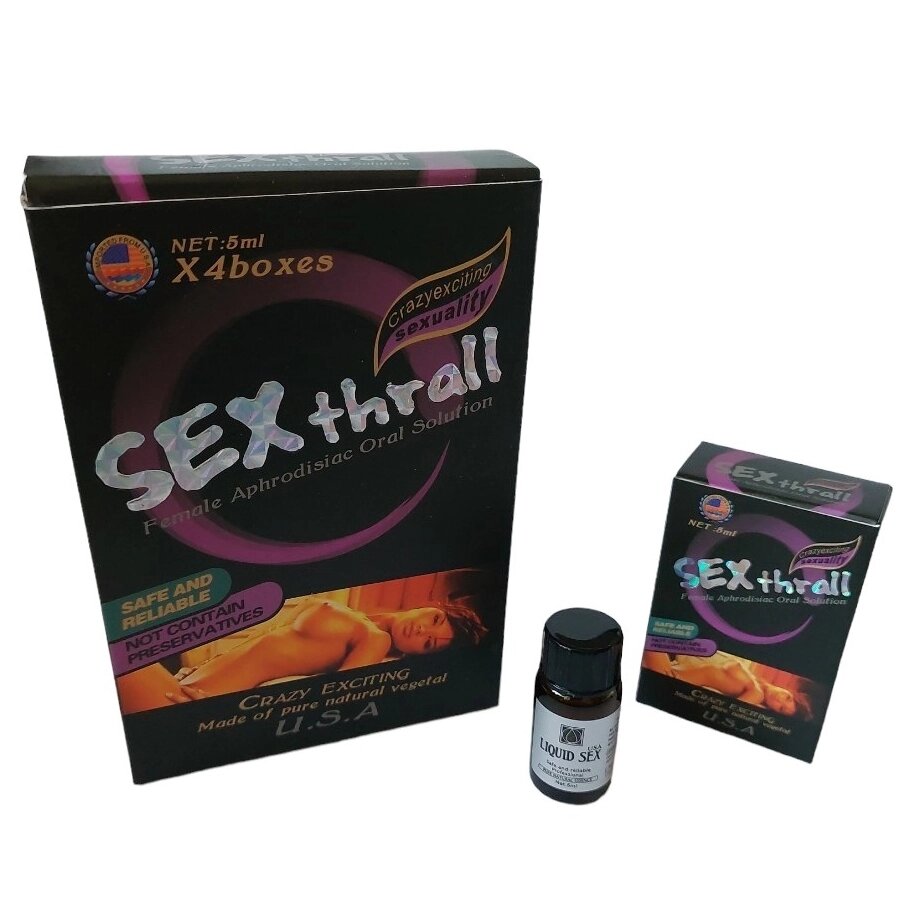 Женский возбудитель в каплях - Sex Thral (5 ml) от компании Оптовая компания "Sex Opt" - фото 1