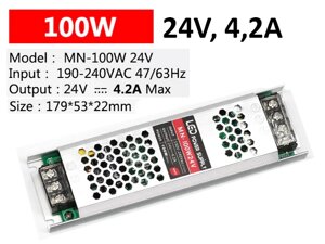 Блок питания MN-100W, 24V 4.2A