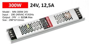 Блок питания MN-300W, 24V 12.5A