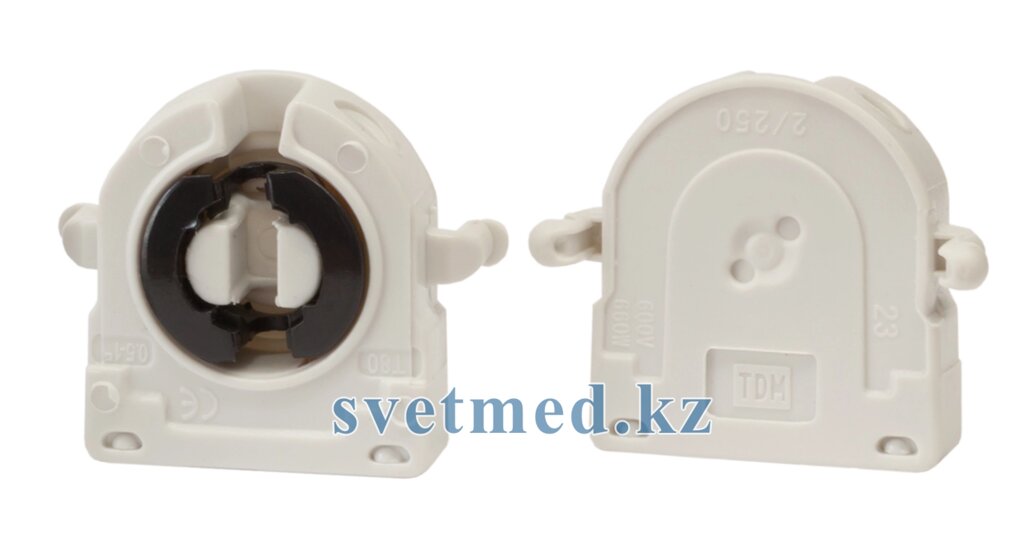 Патрон торцевой поворотный на защёлке для ламп G13 (0,5) от компании ИП "Томирис" - фото 1