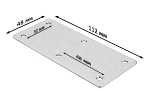 Пластина соединительная 112х48 мм HAFELE