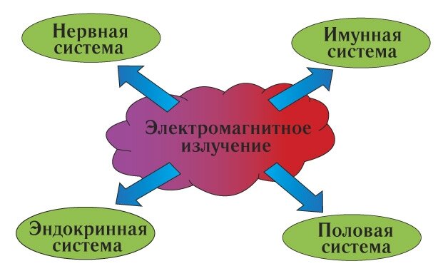 Влияние электромагнитного излучения на человека