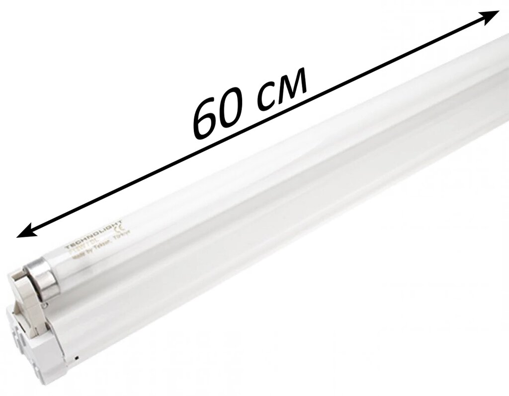 Светильник линейный люминесцентный 1х18 вт, 60 см, без лампы от компании ИП "Томирис" - фото 1