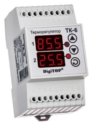 Терморегулятор ТК-6 (-55… +125°C, 2х6А) 76 от компании ИП "Томирис" - фото 1