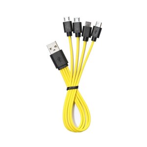 Зарядный кабель 4 Micro USB для аккумуляторов