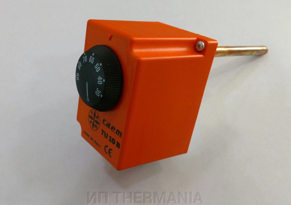 Погружной термостат C. A. E. M. TU 10 В, 30-90гр. С (LP5302) от компании ИП THERMANIA - фото 1