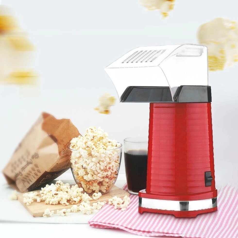 Аппарат для приготовления воздушной кукурузы дома BRELIA Popcorn Maker RH-588 от компании Интернет-магазин Starshop. kz - фото 1