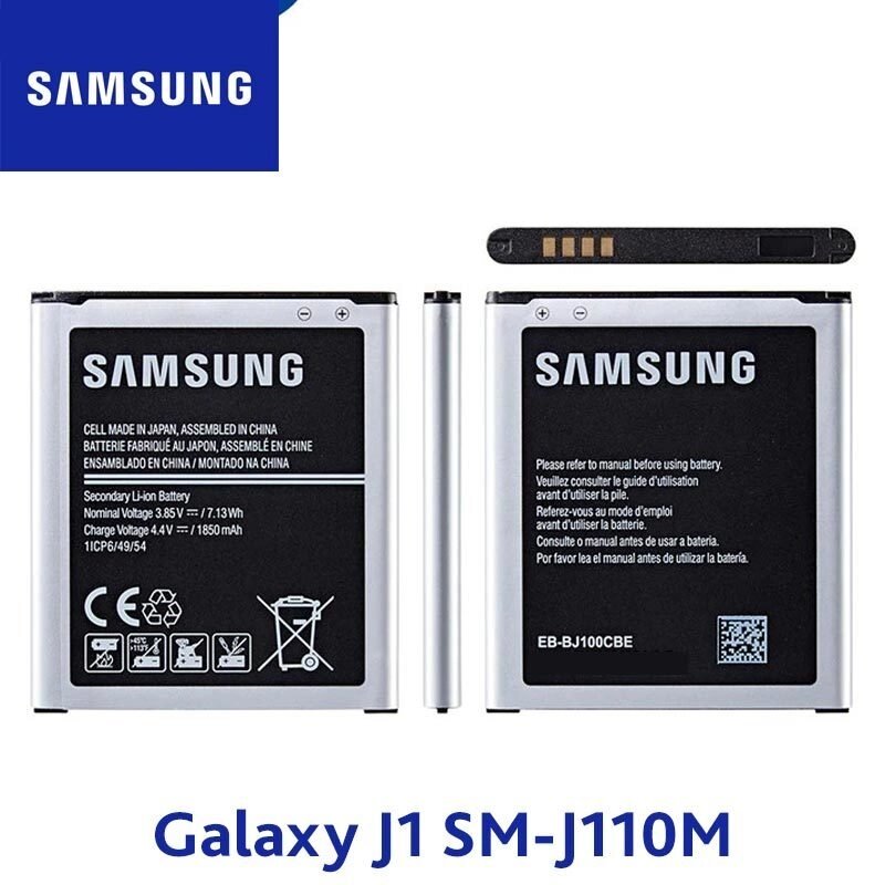 Батарея аккумуляторная заводская для смартфона Samsung Galaxy серии J (J1 (2015)) от компании Интернет-магазин Starshop. kz - фото 1