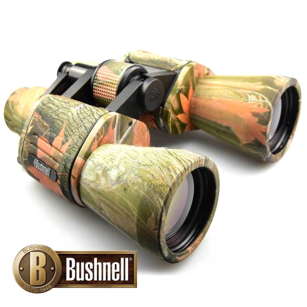 Бинокль охотничий с мощной оптикой Bushnell Trophy Camouflage 70x70 от компании Интернет-магазин Starshop. kz - фото 1