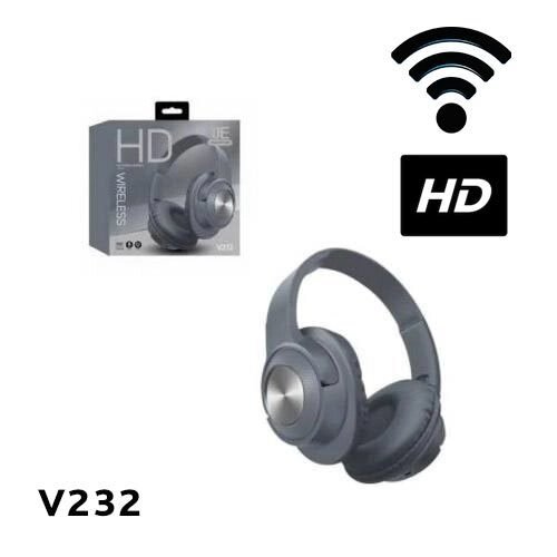 Bluetooth-наушники беспроводные HD Wireless V232 (Серый) от компании Интернет-магазин Starshop. kz - фото 1