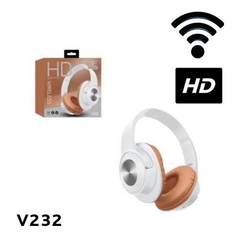 Bluetooth-наушники беспроводные HD Wireless V232 (Золотой) от компании Интернет-магазин Starshop. kz - фото 1