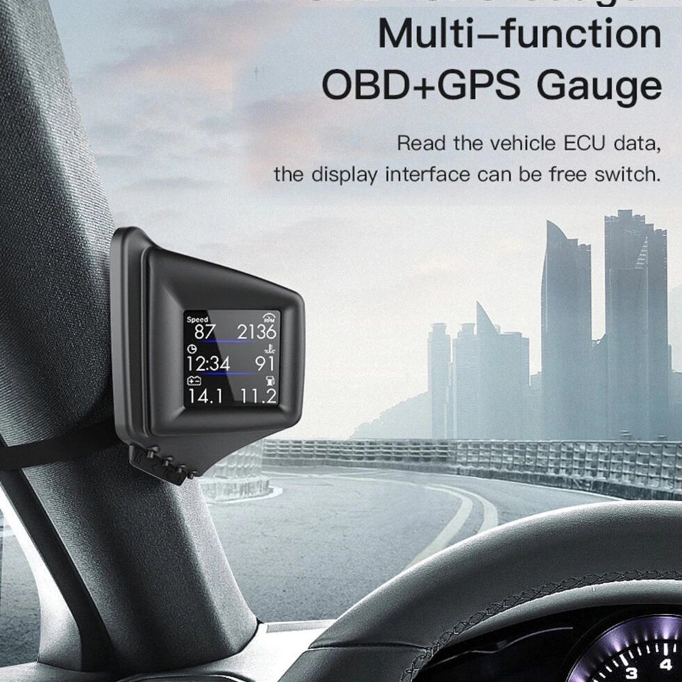 Бортовой компьютер-автосканер OBD2+GPS A401 {чтение/сброс ошибок, тест разгона и торможения} от компании Интернет-магазин Starshop. kz - фото 1