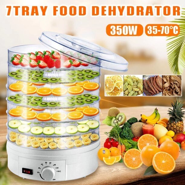 Дегидратор с терморегулятором FOOD DEHYDRATOR {сушилка для овощей и фруктов} (7 уровней) от компании Интернет-магазин Starshop. kz - фото 1