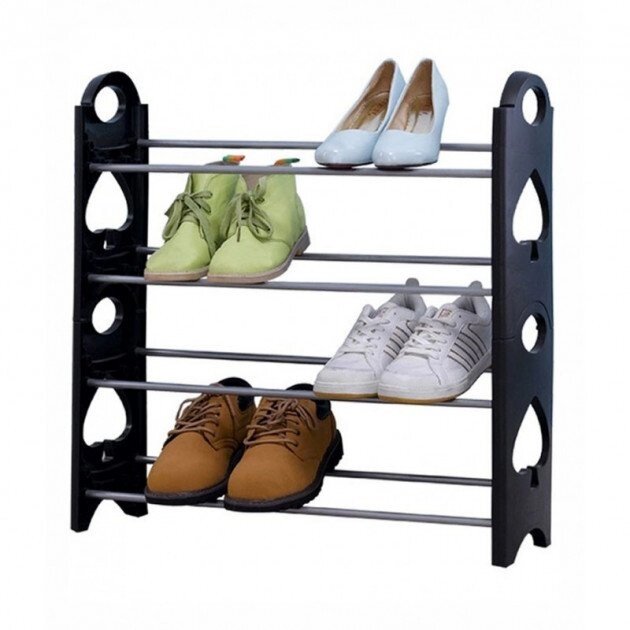 Этажерка для обуви модульная Stackable Shoe Rack (4 полки) от компании Интернет-магазин Starshop. kz - фото 1