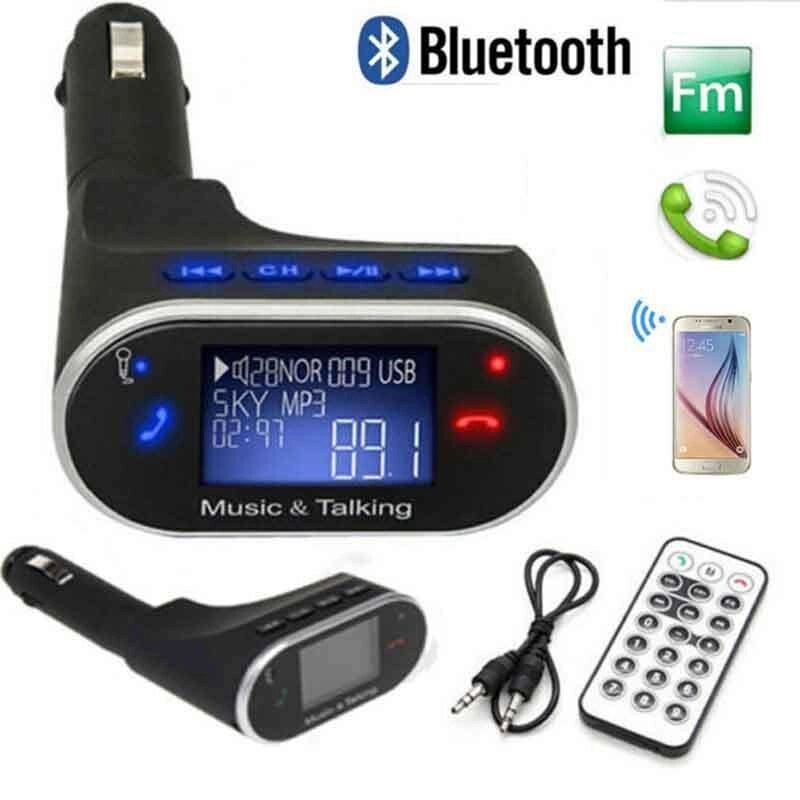 FM-модулятор с функцией MP3-плеера и громкой связи [Bluetooth/USB/SD/AUX/LCD-дисплей] от компании Интернет-магазин Starshop. kz - фото 1