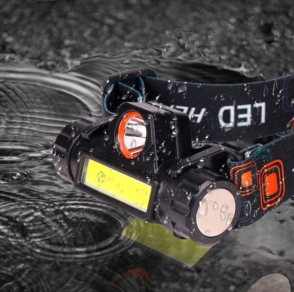 Фонарь налобный светодиодный с магнитом HIGH POWER HEADLAMP YT-872 [2 источника света] от компании Интернет-магазин Starshop. kz - фото 1