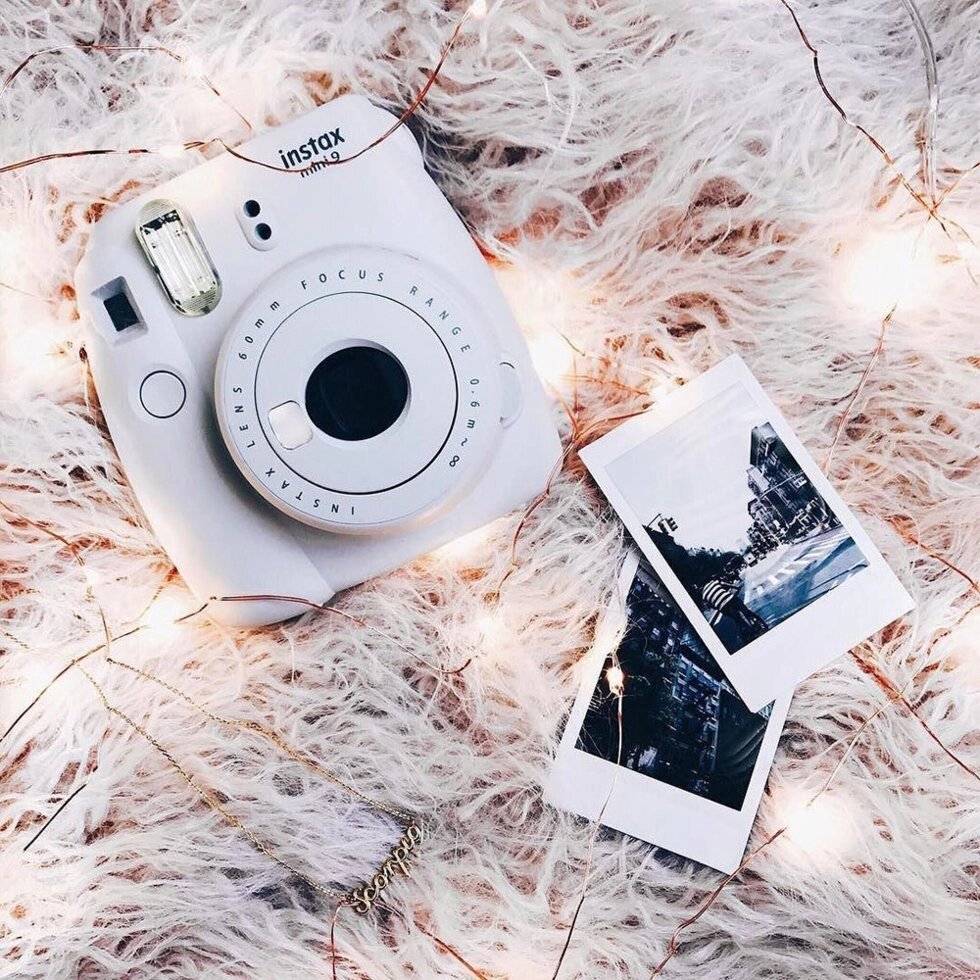 Фотоаппарат моментальной печати Fujifilm Instax Mini 9 (Дымчатый белый) от компании Интернет-магазин Starshop. kz - фото 1