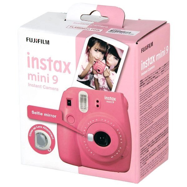 Фотоаппарат моментальной печати Fujifilm Instax Mini 9 (Розовый фламинго) от компании Интернет-магазин Starshop. kz - фото 1