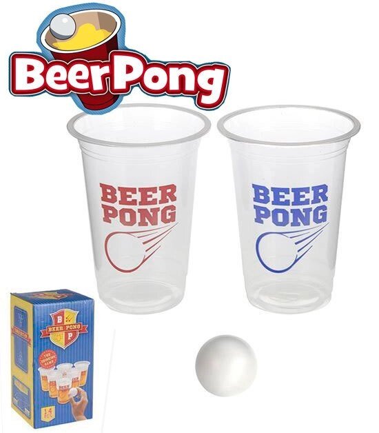 Игра настольная для взрослых «Барный Пин-Понг» BEER PONG от компании Интернет-магазин Starshop. kz - фото 1