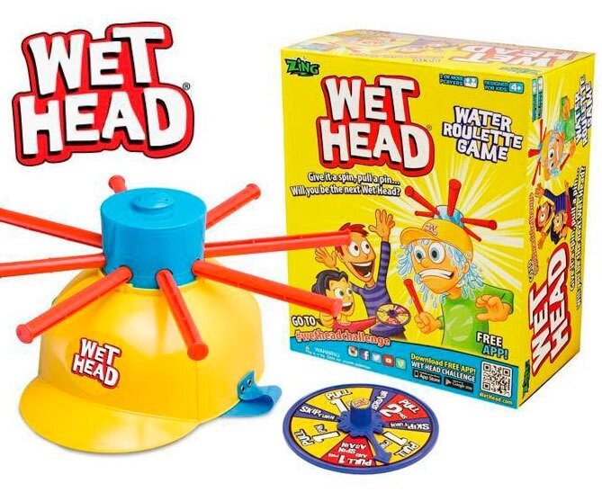 Игра-рулетка детская водная рулетка «Мокрая голова» WET HEAD от компании Интернет-магазин Starshop. kz - фото 1