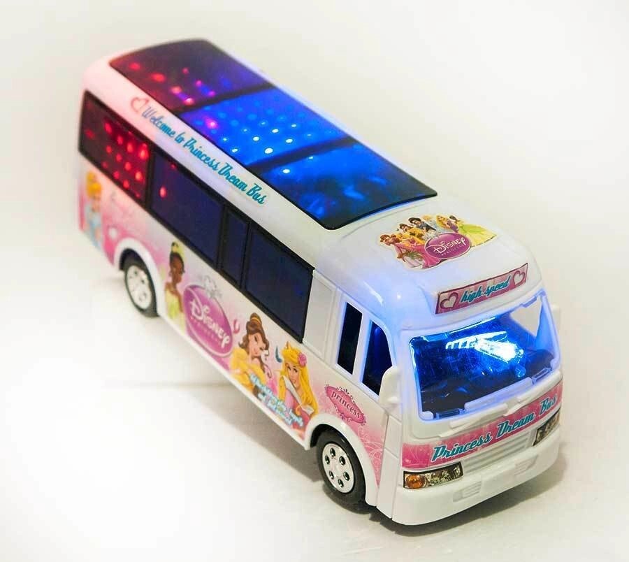 Игрушечный автобус с музыкой и световыми эффектами Princess Dream Bus от компании Интернет-магазин Starshop. kz - фото 1