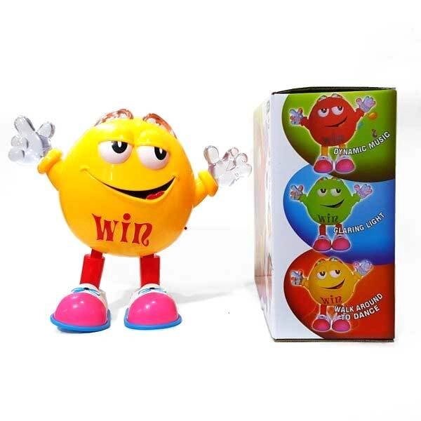 Игрушка музыкальная «Танцующая конфета M&M's» Qbean Dance (Желтый) от компании Интернет-магазин Starshop. kz - фото 1