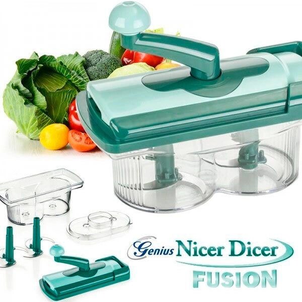 Измельчитель Genius Nicer Dicer TWIST + диск с рецептами от компании Интернет-магазин Starshop. kz - фото 1