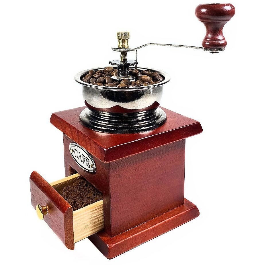 Кофемолка механическая деревянная Coffee Grinder MLYNEK DO KAWY (Big Bean) от компании Интернет-магазин Starshop. kz - фото 1