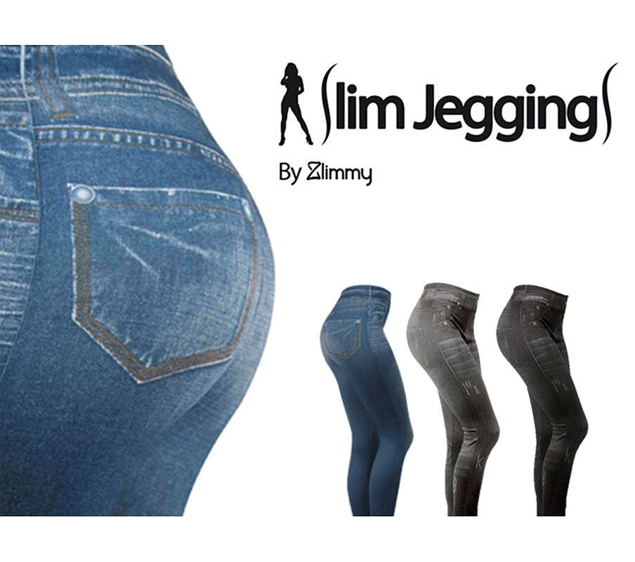 Комплект из 3-х леджинсов Slim Jeggings [джеггинсы трех расцветок, корректирующие, утепленные] (S-M) от компании Интернет-магазин Starshop. kz - фото 1