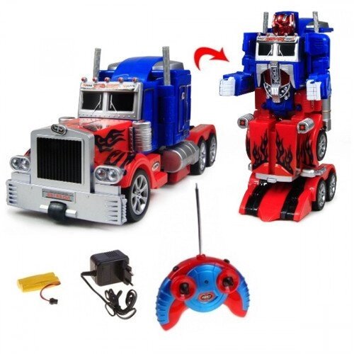 Машинка робот-трансформер на радиоуправлении «Transforming Autobot» (Optimus Prime (сине-красный)) от компании Интернет-магазин Starshop. kz - фото 1