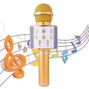 Микрофон беспроводной MAGIC KARAOKE со встроенным динамиком [USB; MP3; Bluetooth; TF карта]
