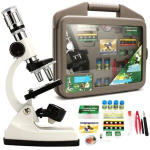 Микроскоп с набором для био-исследований в кейсе «DISCOVERY»1200х, 400х, 100х}