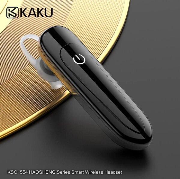 Моно-гартитура беспроводная KAKUSIGA Smart Bluetooth 5 Headset (Черный) от компании Интернет-магазин Starshop. kz - фото 1