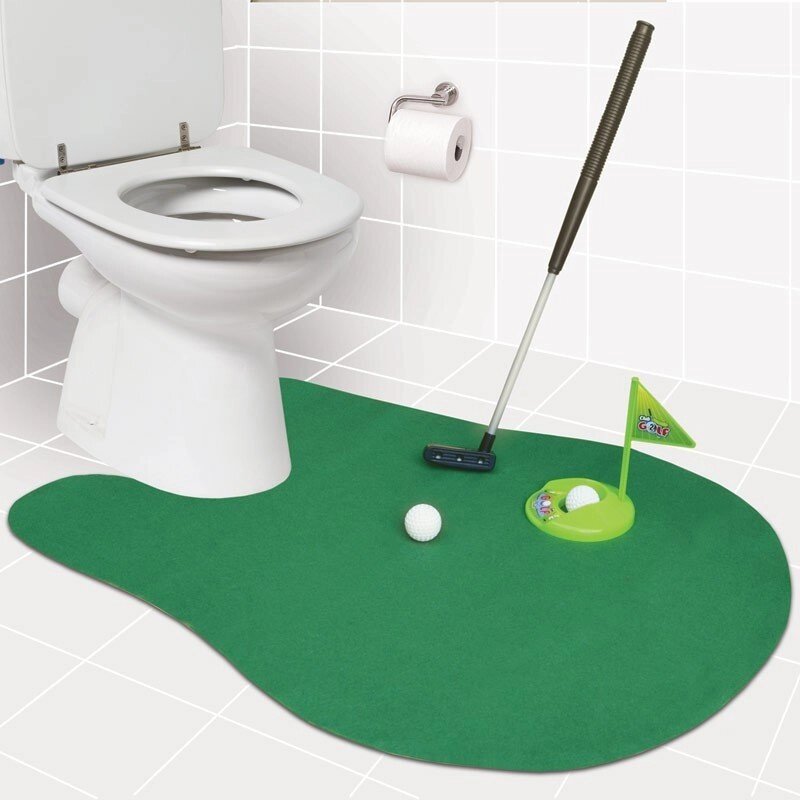 Набор для игры в гольф в туалете TOILET GOLF от компании Интернет-магазин Starshop. kz - фото 1