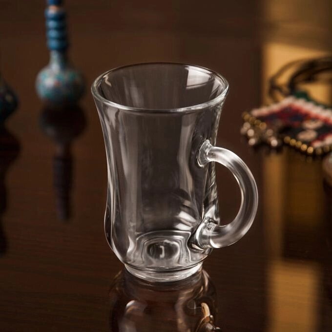 Набор из 6 армуд-бокалов для чая и кофе по-турецки Isfahan Glass {Иран} (Rana) от компании Интернет-магазин Starshop. kz - фото 1