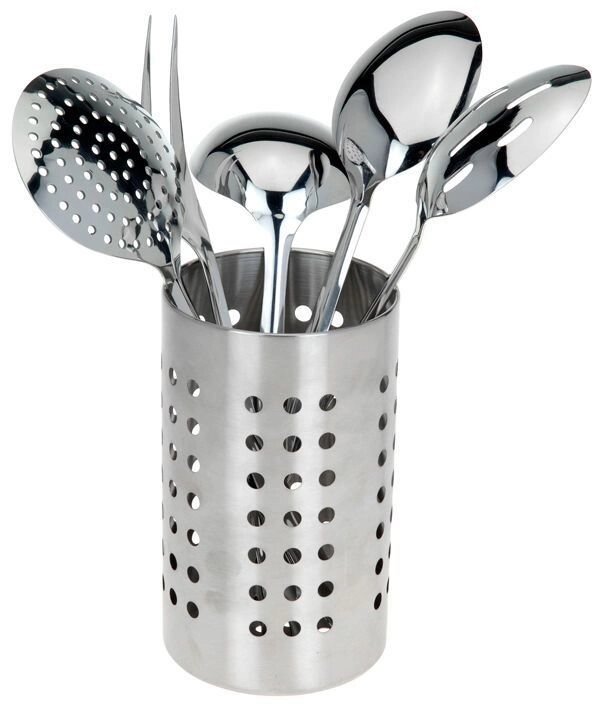 Набор кухонных аксессуаров с подставкой EH Kitchen utensils set [6 предметов] от компании Интернет-магазин Starshop. kz - фото 1