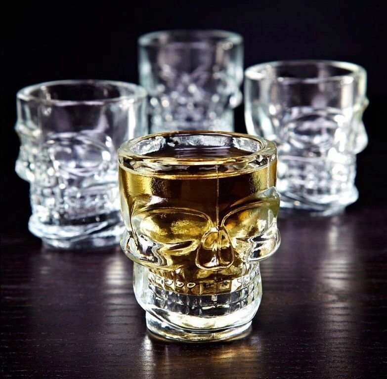 Набор рюмок «Черепа» SKULLS SHOOTERS {6 шт, 50мл} от компании Интернет-магазин Starshop. kz - фото 1