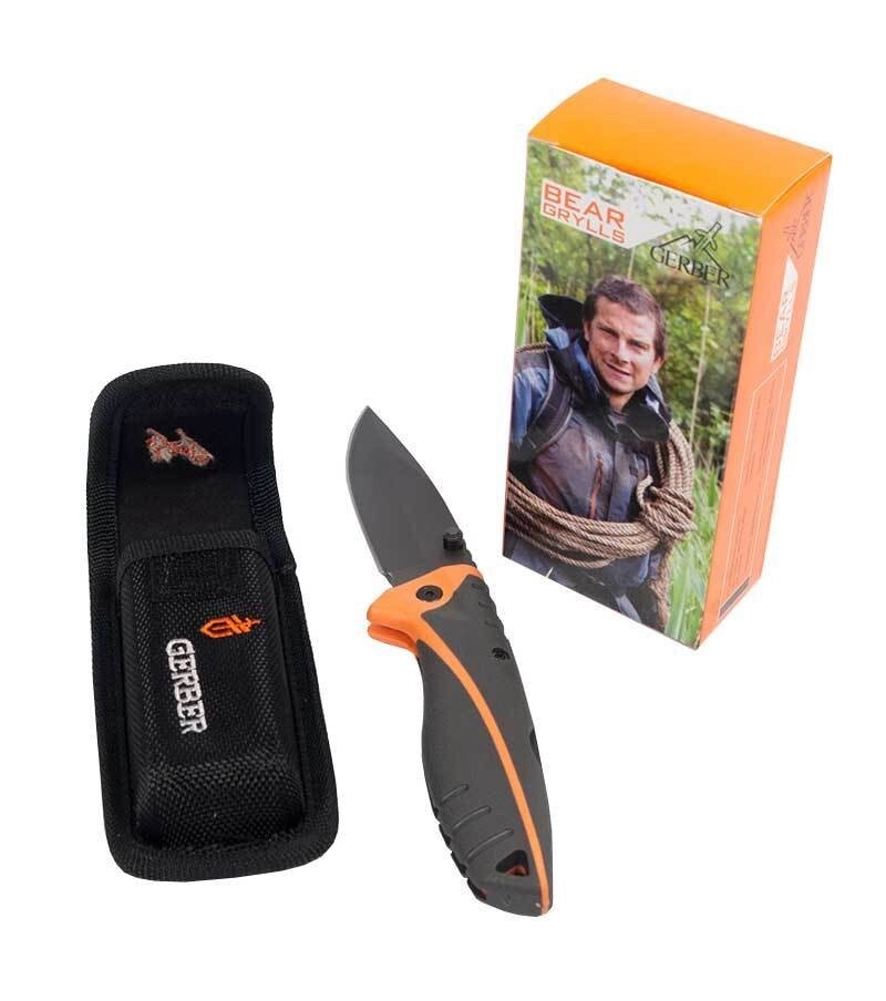 Нож походный Gerber Bear Grylls 133A Ultimate 31-000752 с чехлом (без серрейтора) от компании Интернет-магазин Starshop. kz - фото 1