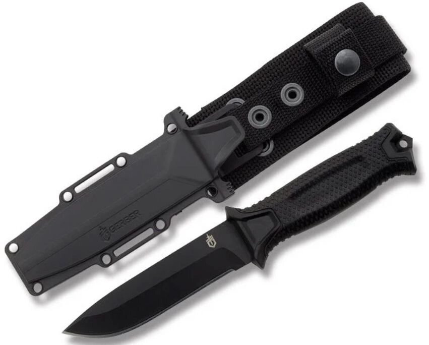 Нож тактический GERBER StrongArm Fixed Blade Coyote 1500 с ножнами (Черный) от компании Интернет-магазин Starshop. kz - фото 1