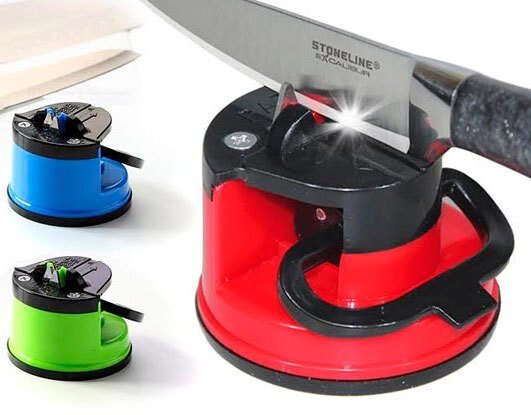 Ножеточка с вакуумным креплением к поверхности Knife Sharpener от компании Интернет-магазин Starshop. kz - фото 1