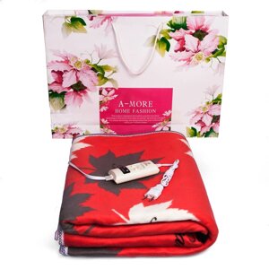 Одеяло-простыня электрическое с подогревом A-MORE HOME FASHION в подарочной упаковке (Односпальный)
