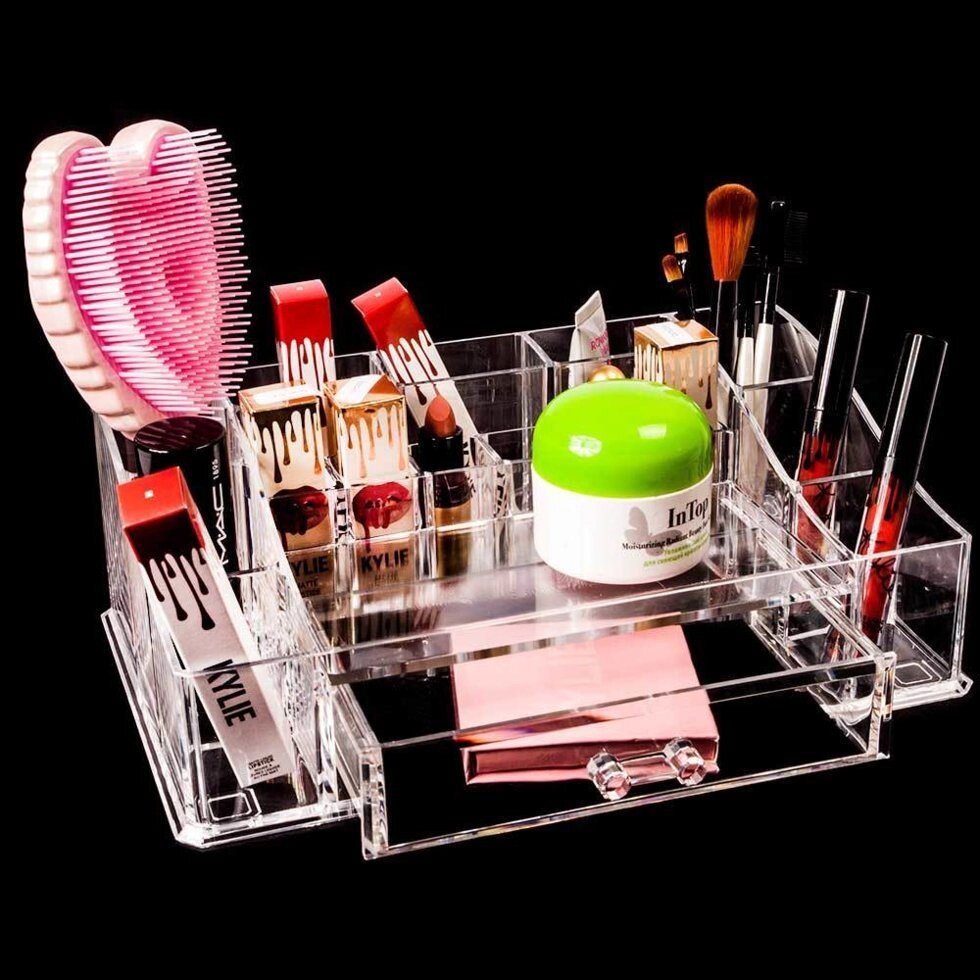 Органайзер прозрачный для косметики Cosmetic Organizer (2219) от компании Интернет-магазин Starshop. kz - фото 1