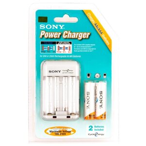 Зарядное устройство AA/AAA + Ni-Mh аккумуляторы Sony CycleEnergy BCG-809HNB