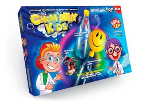 Набор для проведения 3х опытов «Магические эксперименты» серия Chemistry Kids (№1 Самонадувающийся шарик)