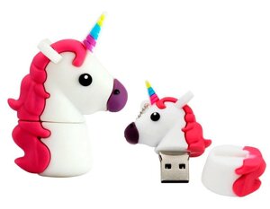 Флешка USB «Единорог» в силиконовом корпусе (8 Гб)