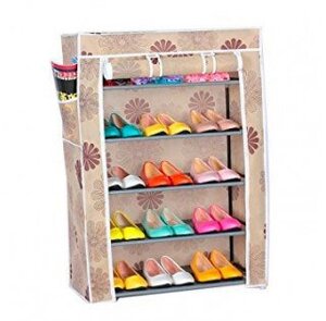 Шкаф для обуви складной тканевый Shoe Rack And Wardrobe (5 ярусов - YQF-1156)