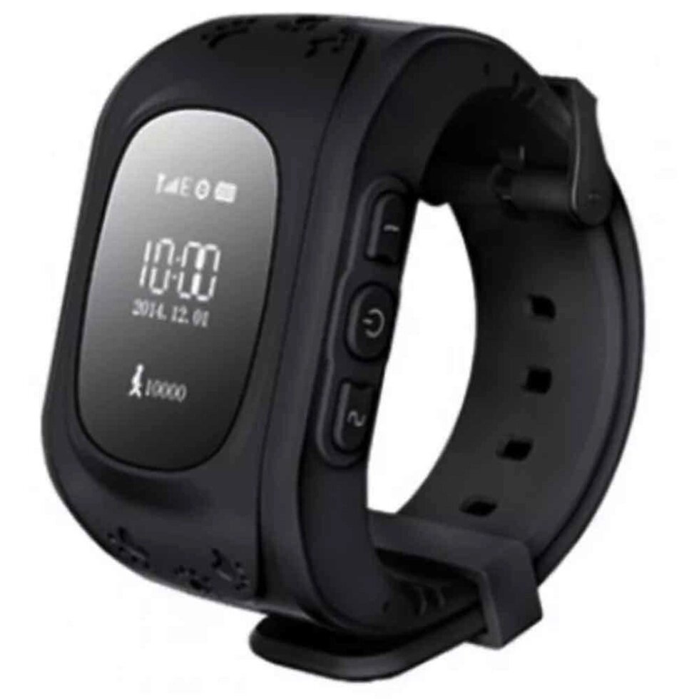 Умные часы для детей с GPS-трекером Smart Baby Watch Q50 (Черный) - акции